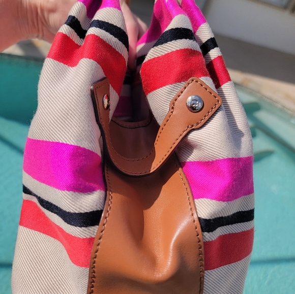 Kate Spade Stevie Oak Island Striped Womens Tote Bag - Picture 6 of 13